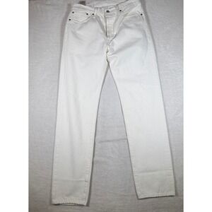 NWOT Denim Tears 501 DT Mens White Straight Leg Jeans 34x34 A1592-0004